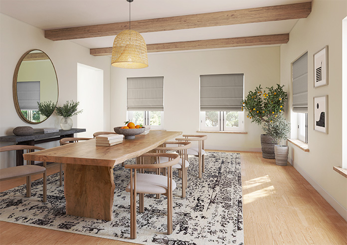 Loxley, Fibre Brown - Roman Blind - Image 6